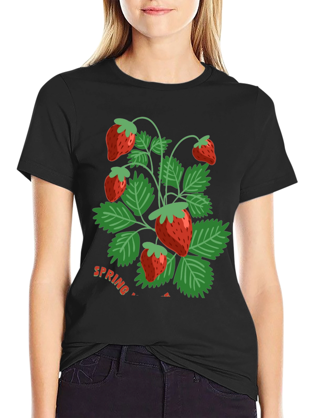 Strawberry Spring T-Shirt - Fresh Design