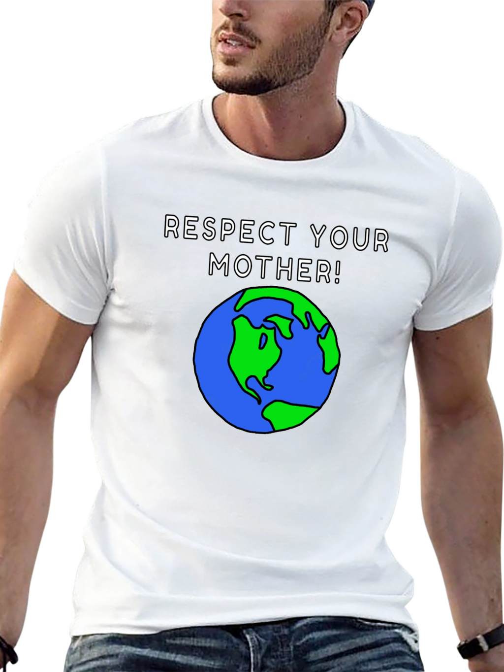 Respect Your Mother Earth Graphic T-Shirt