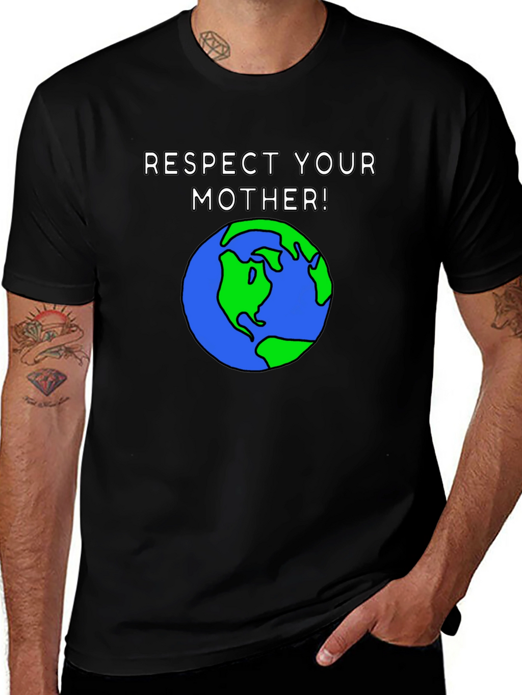 Respect Your Mother Earth Graphic T-Shirt