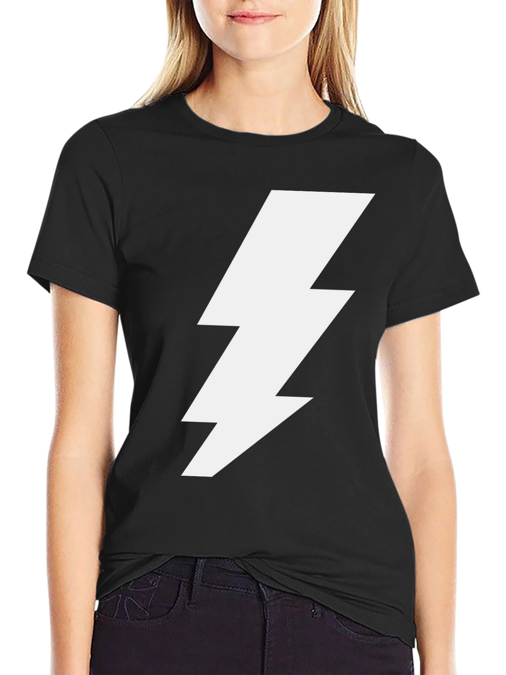 Lightning Bolt Graphic Tee - Bold Style