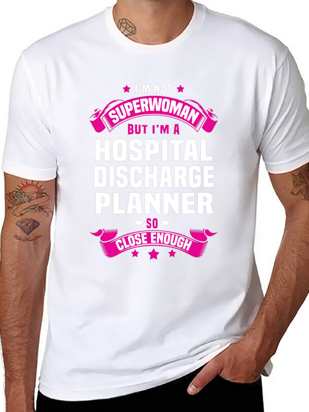 Hospital Discharge Planner T-Shirt - Superwoman Gift