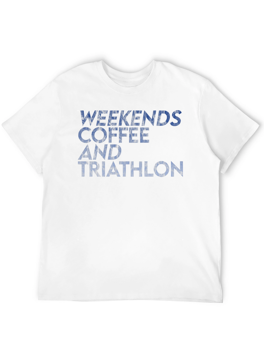 Weekends Coffee and Triathlon Graphic T-Shirt
