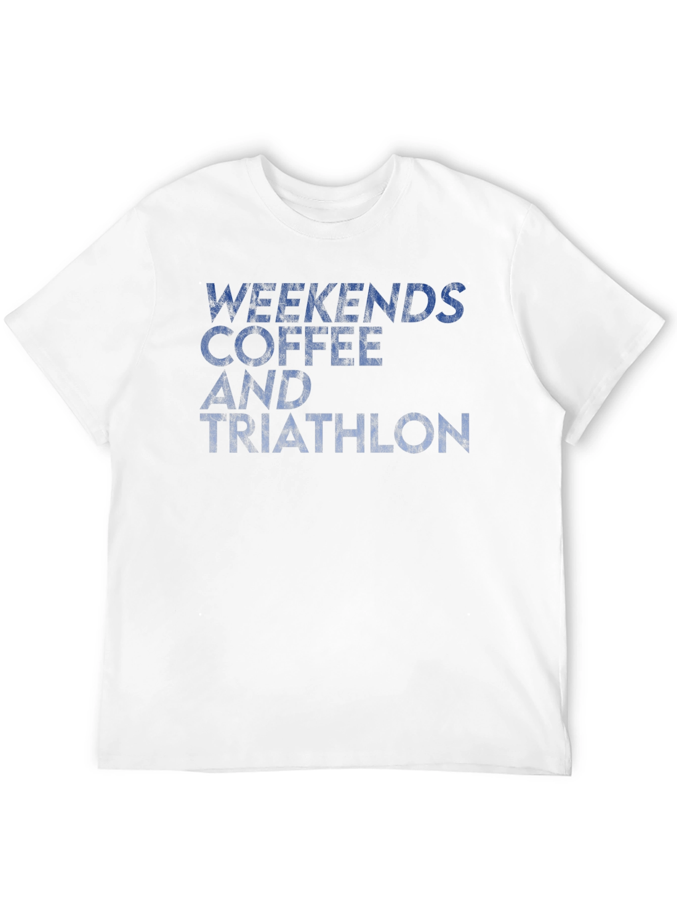 Weekends Coffee and Triathlon Graphic T-Shirt