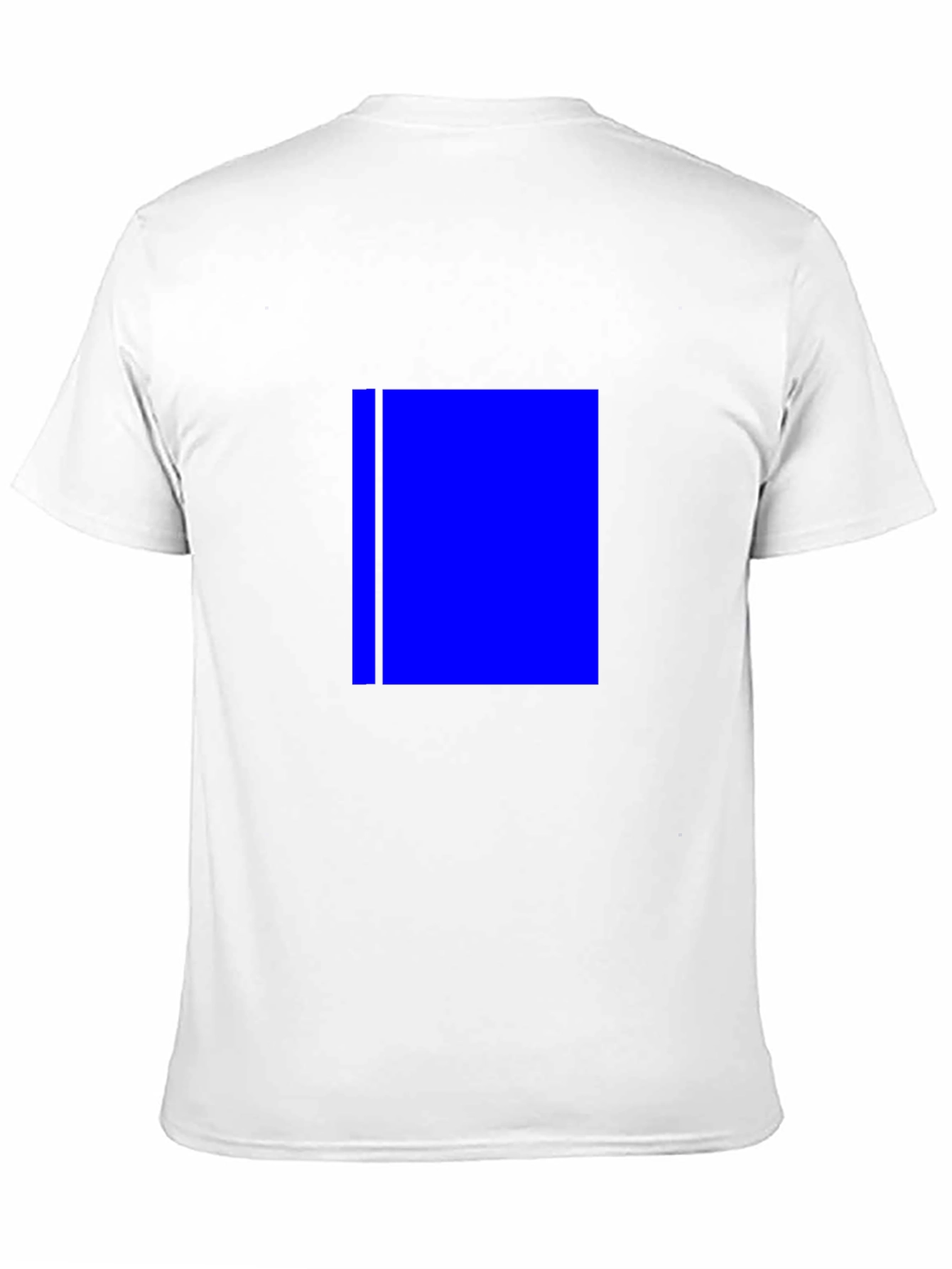 Blue Block Tee - Modern Style