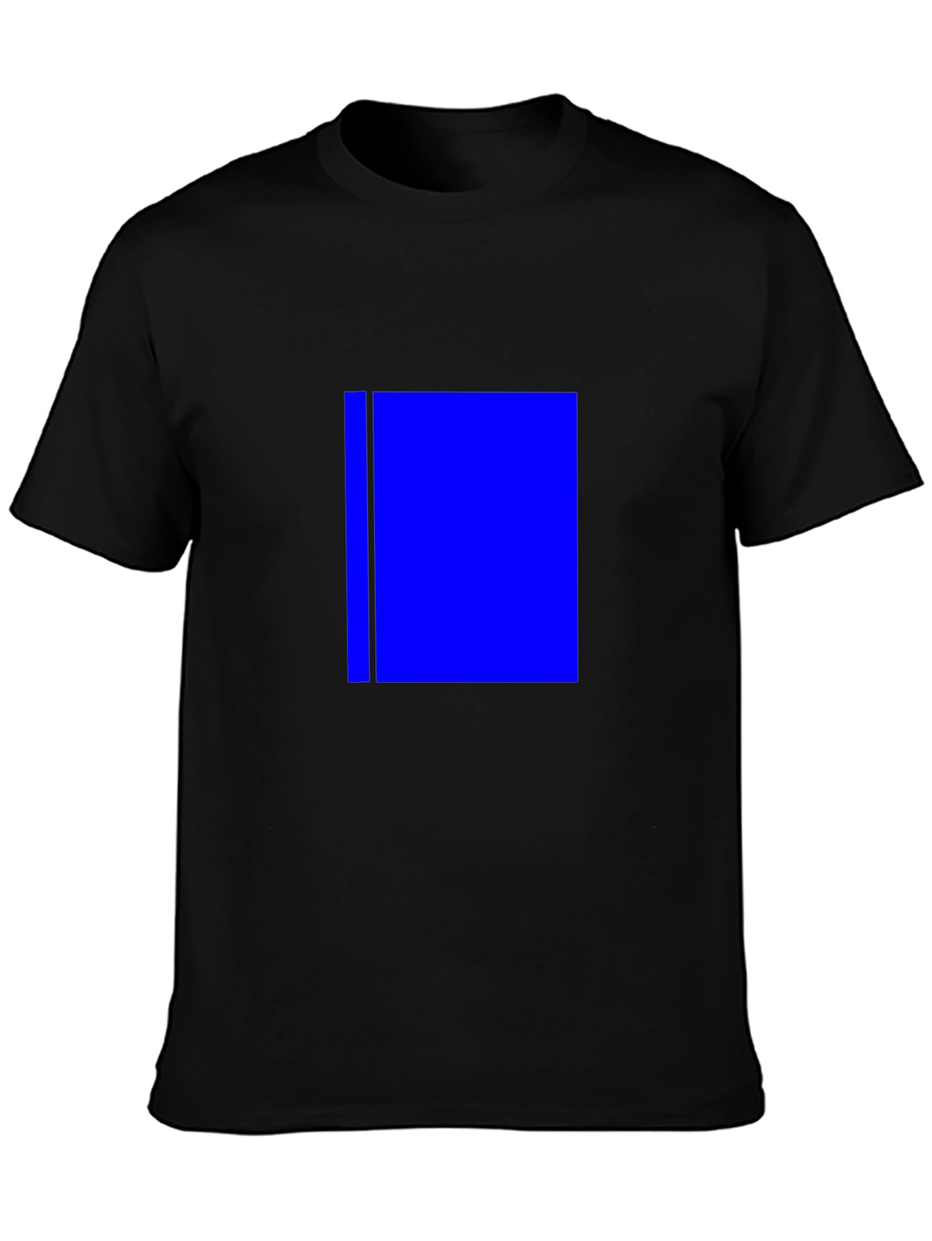 Blue Block Tee - Modern Style