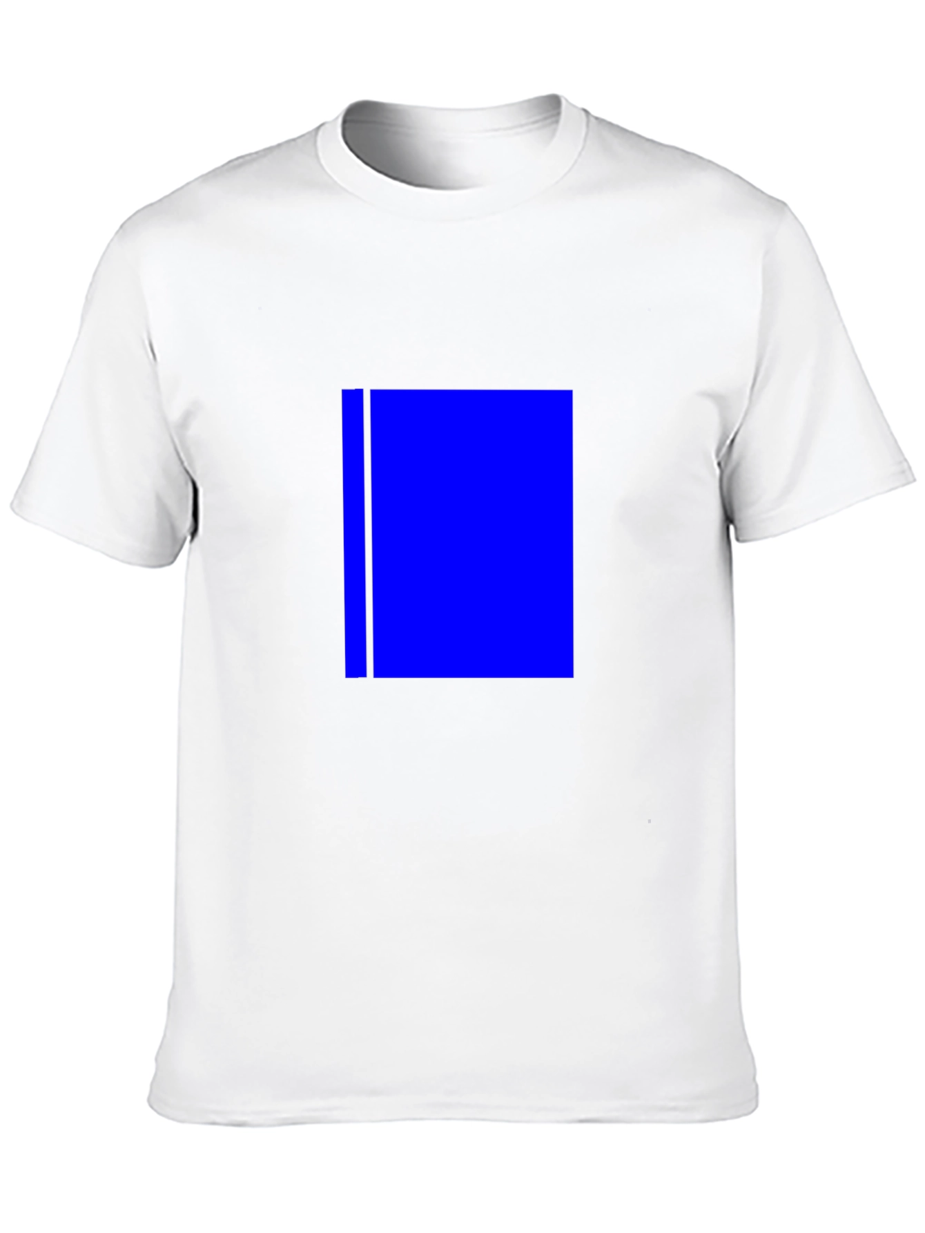 Blue Block Tee - Modern Style
