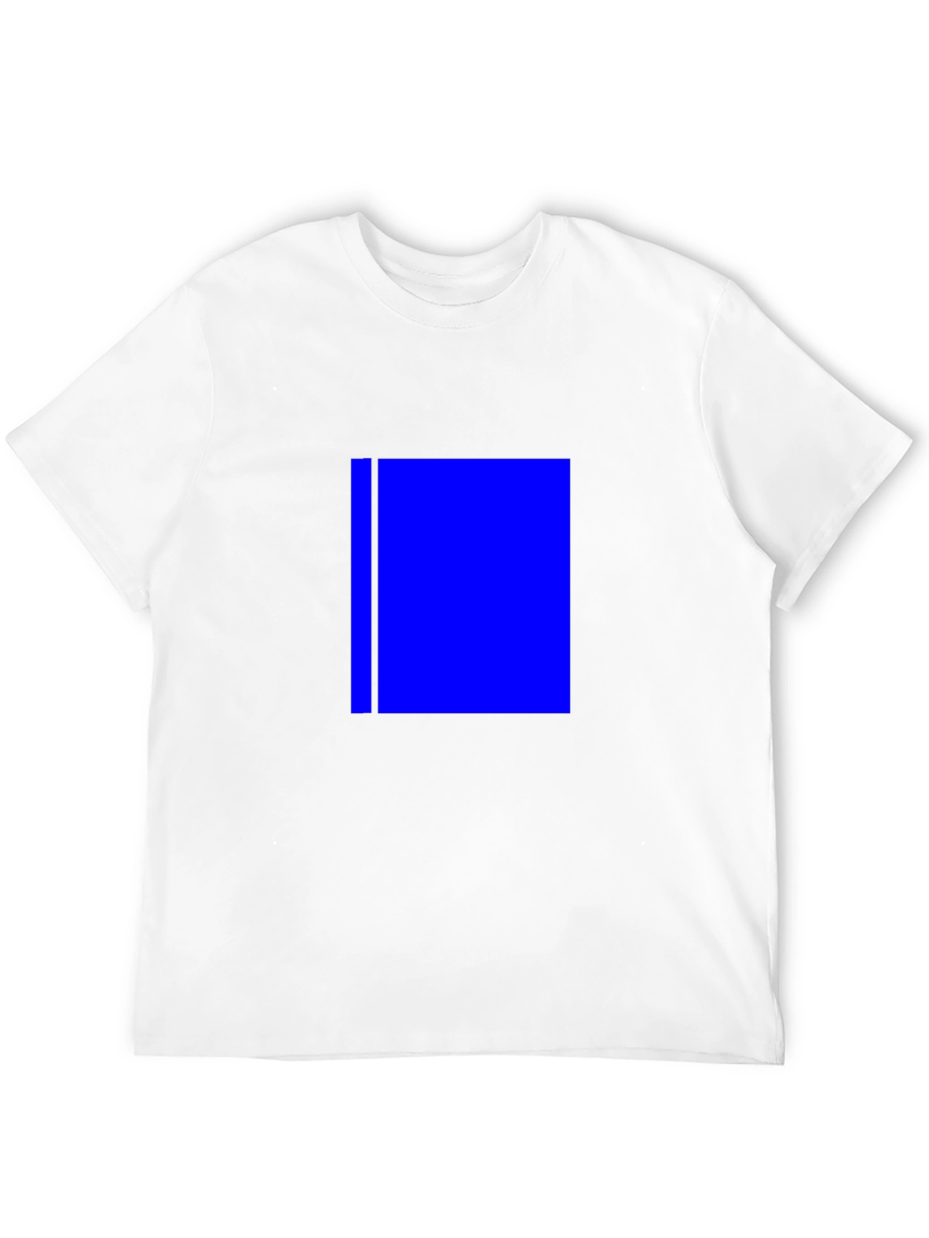 Blue Block Tee - Modern Style