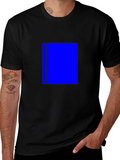 Blue Block Tee - Modern Style