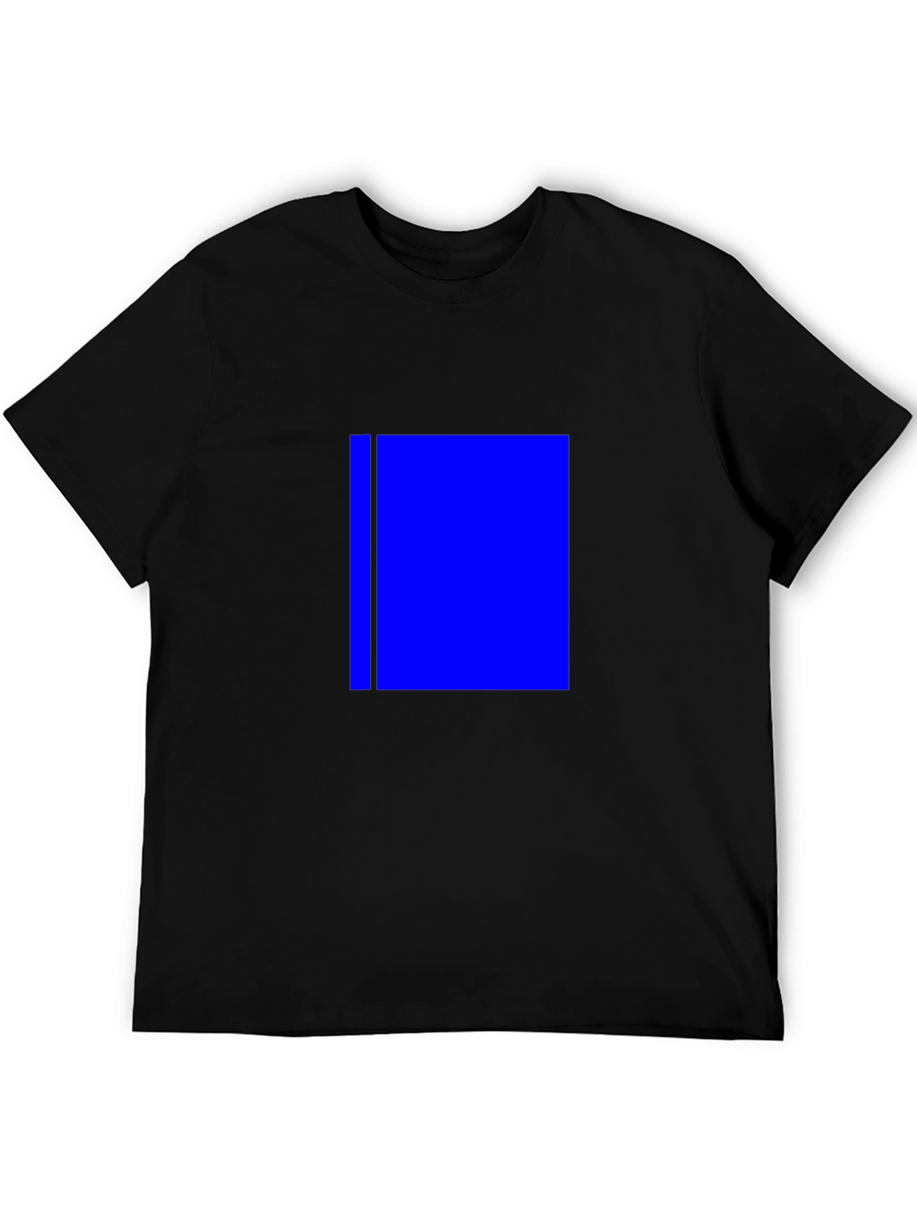 Blue Block Tee - Modern Style