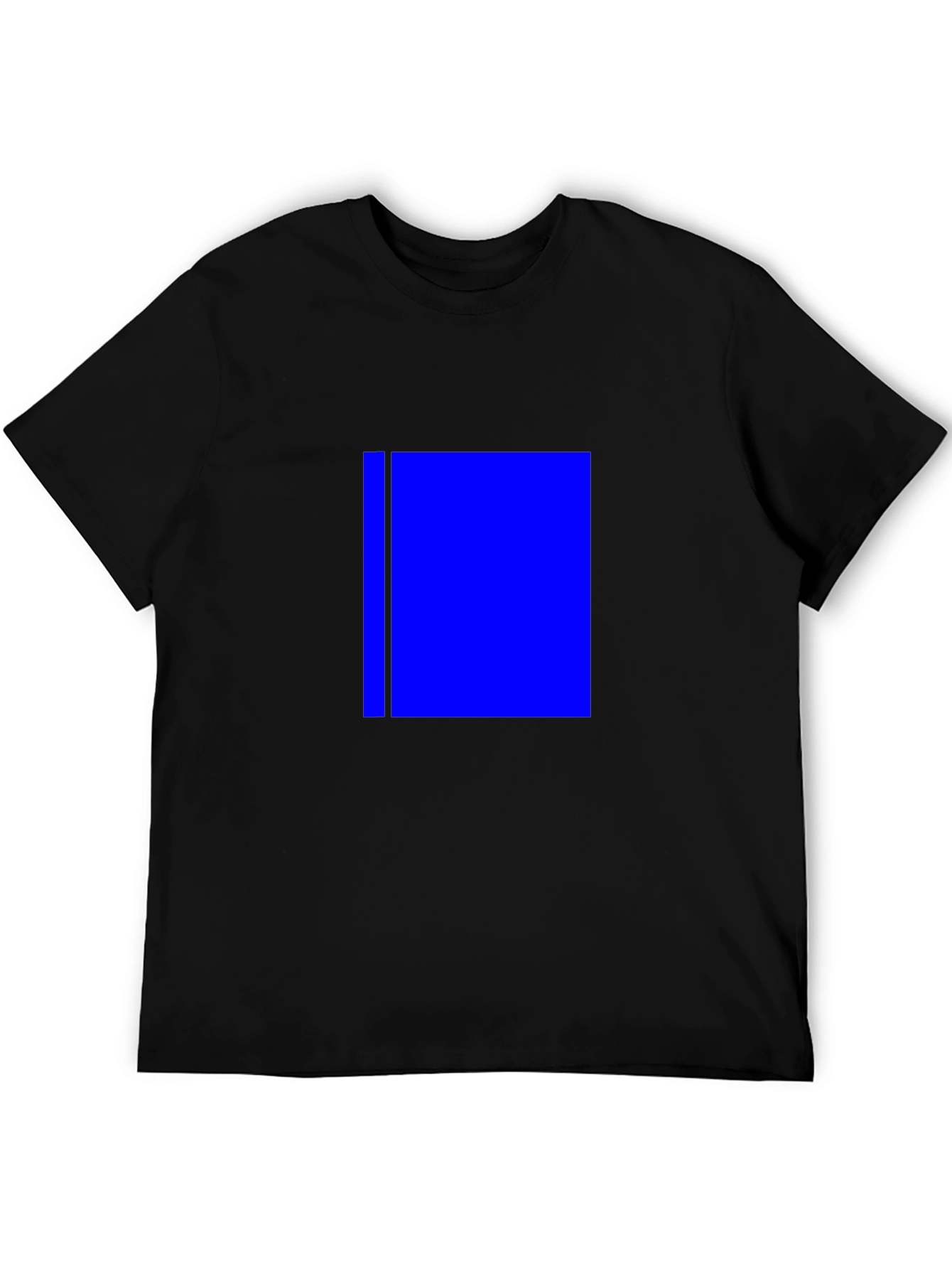 Blue Block Tee - Modern Style