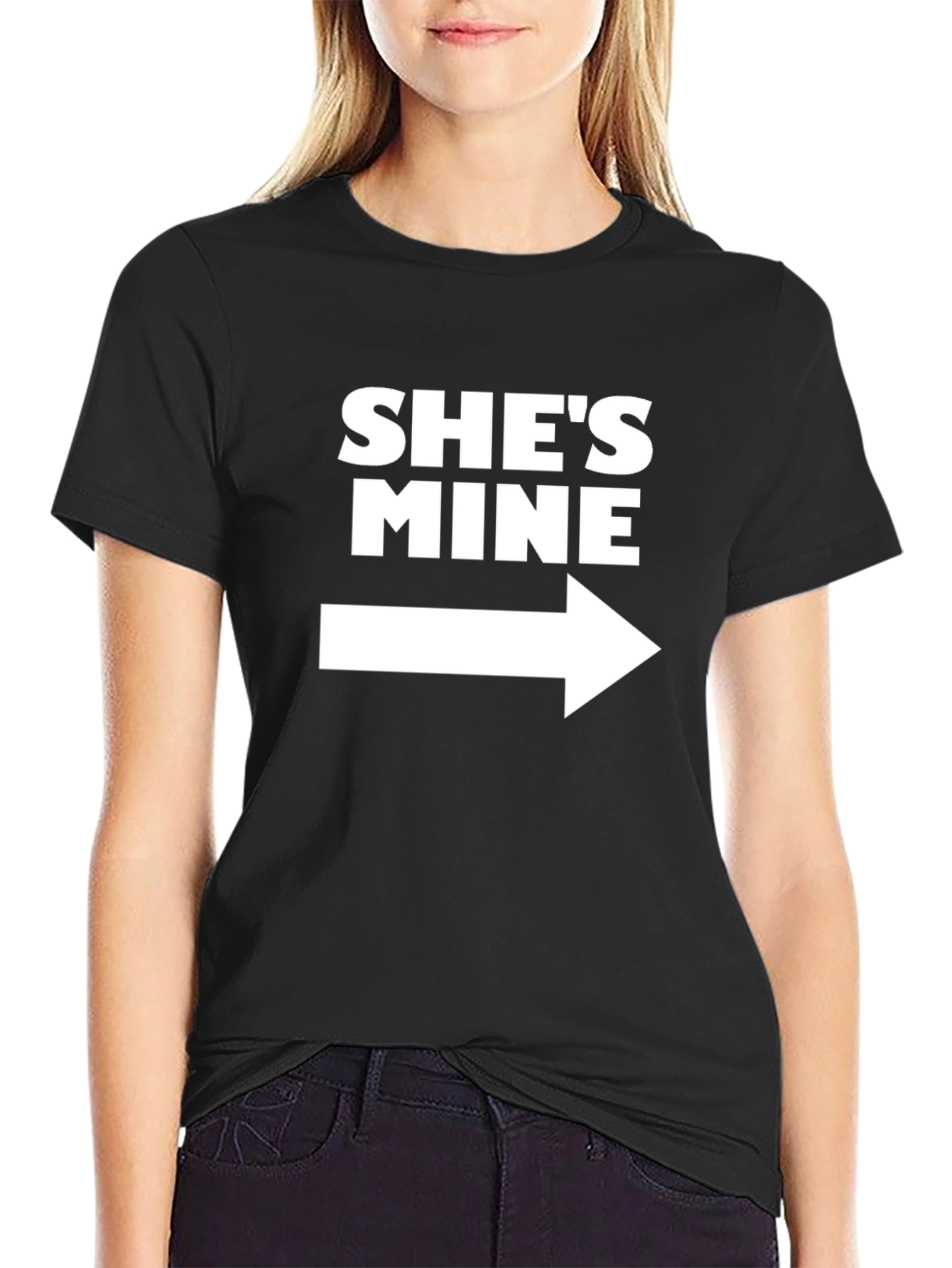 Shes Mine T-Shirt - Right Arrow