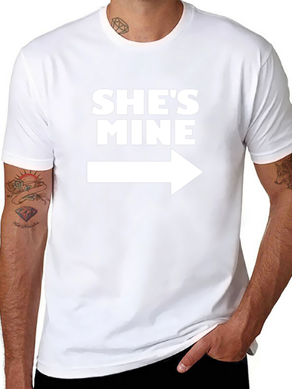 Shes Mine T-Shirt - Right Arrow