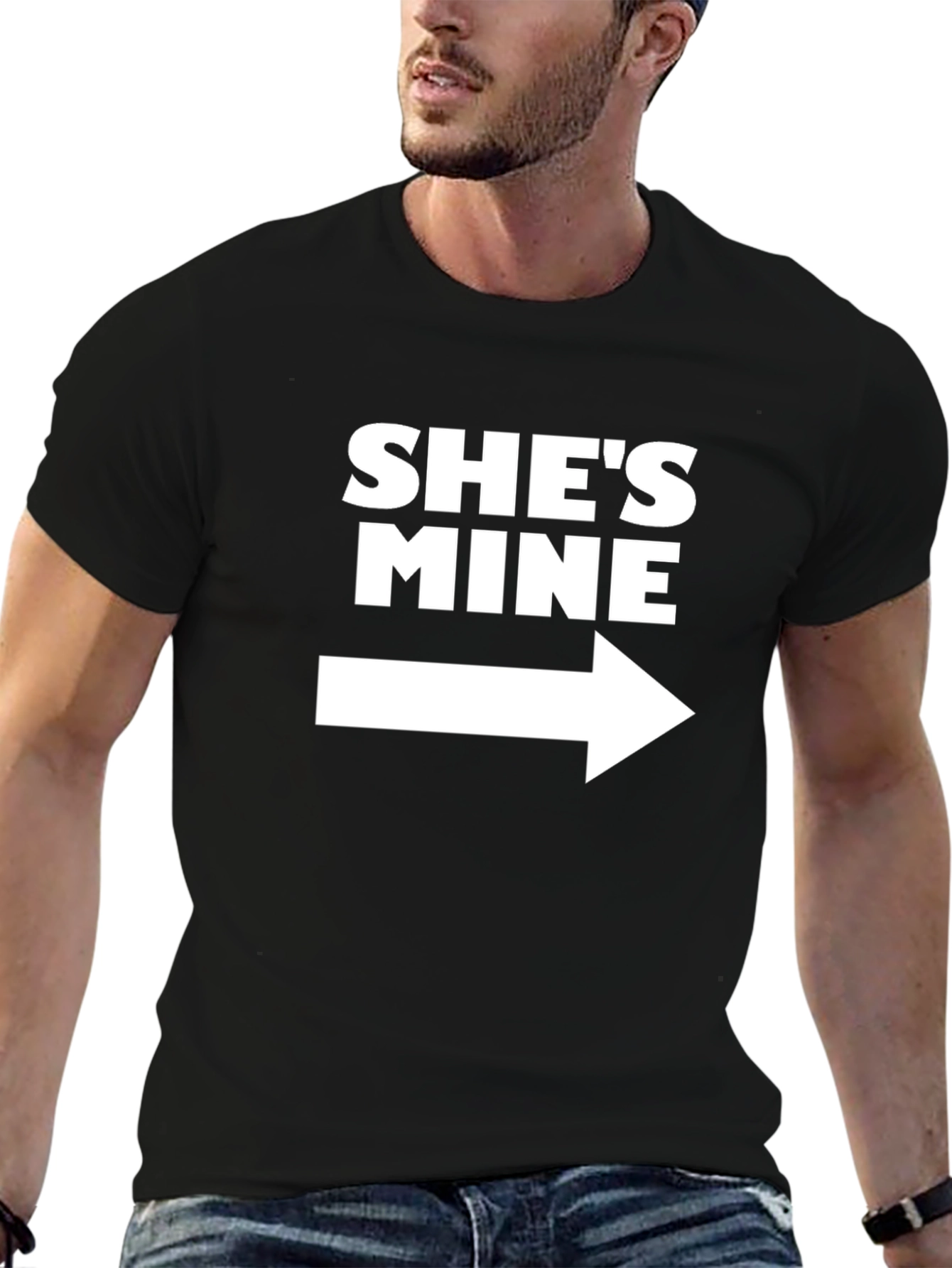 Shes Mine T-Shirt - Right Arrow