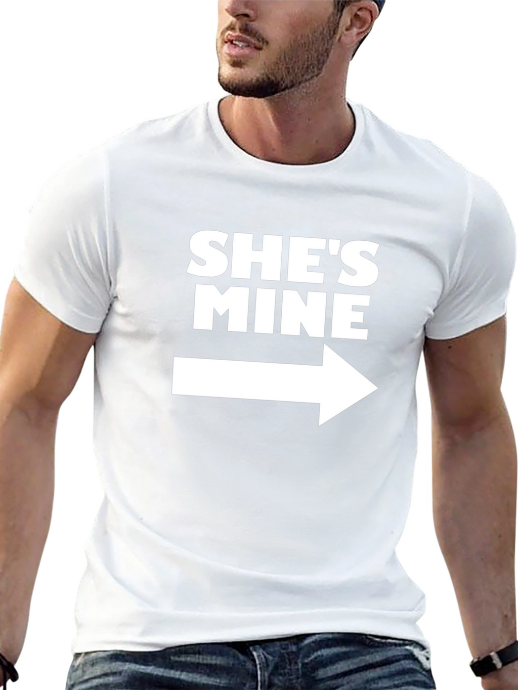 Shes Mine T-Shirt - Right Arrow