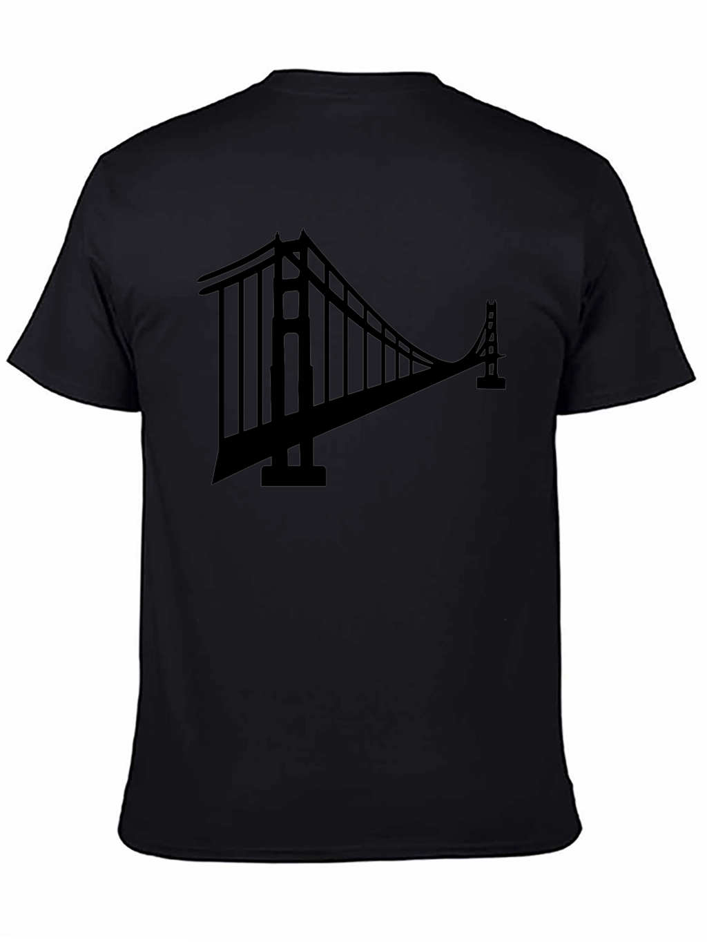 Golden Gate Bridge Black Graphic Tee