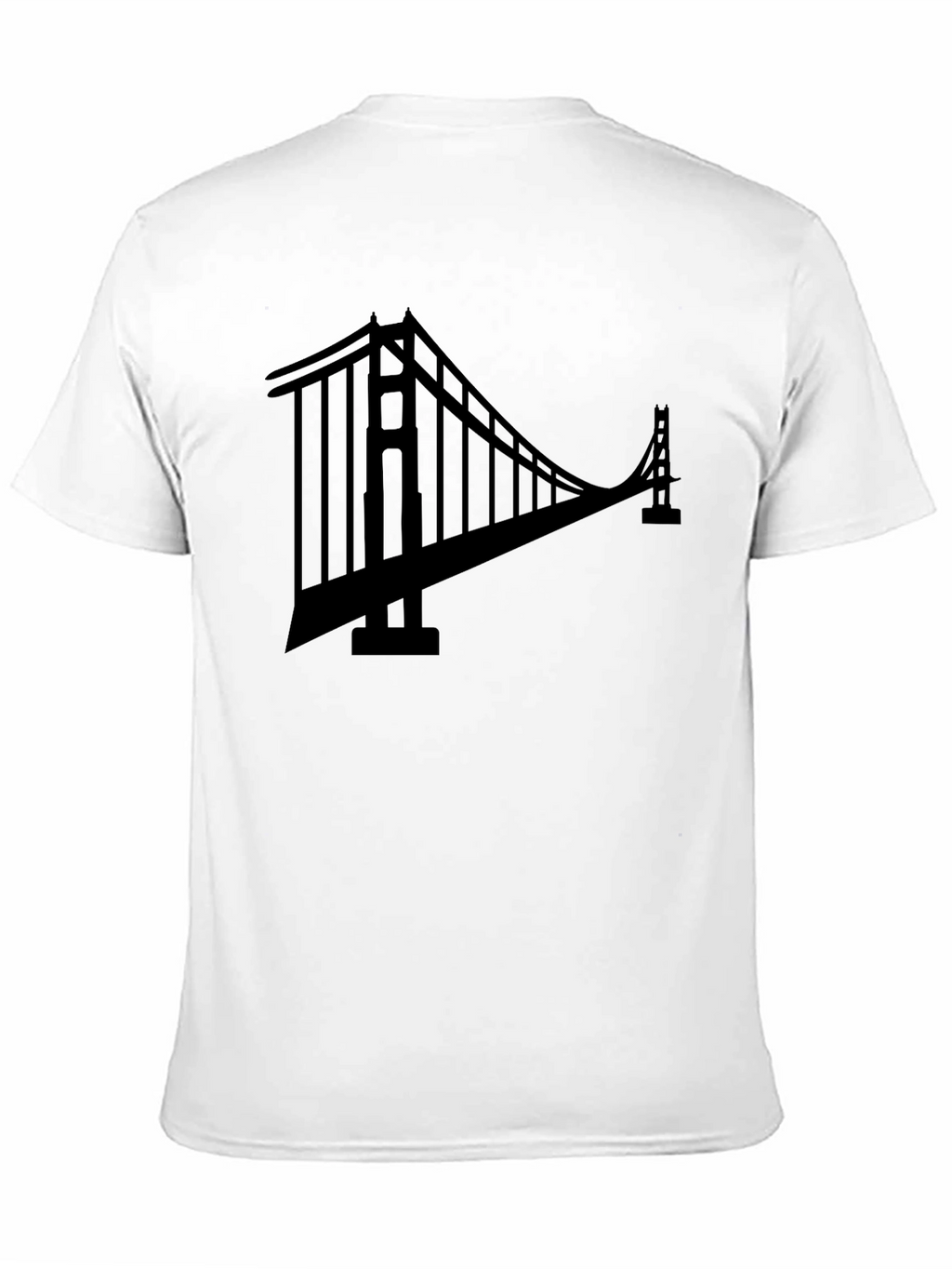 Golden Gate Bridge Black Graphic Tee
