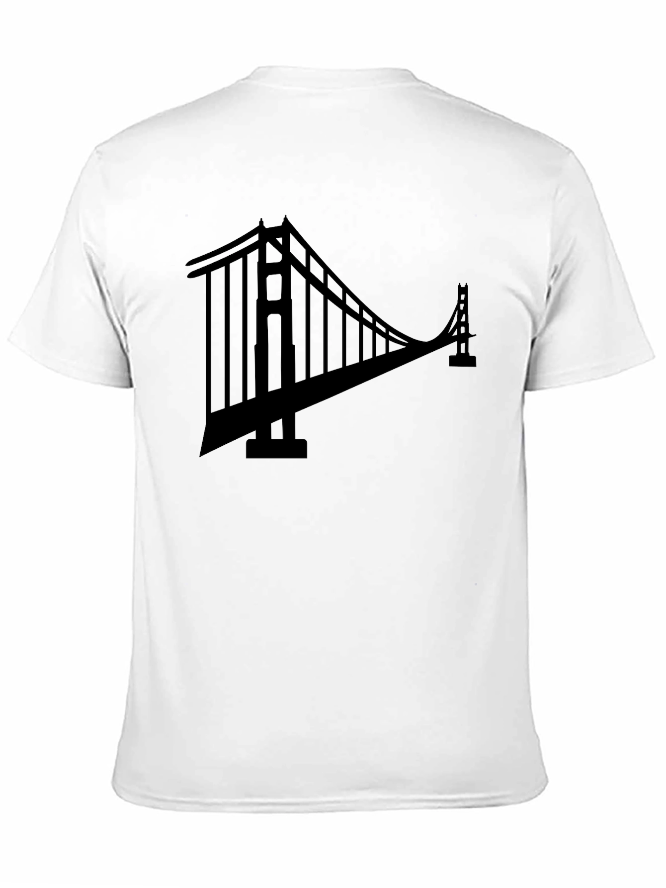 Golden Gate Bridge Black Graphic Tee