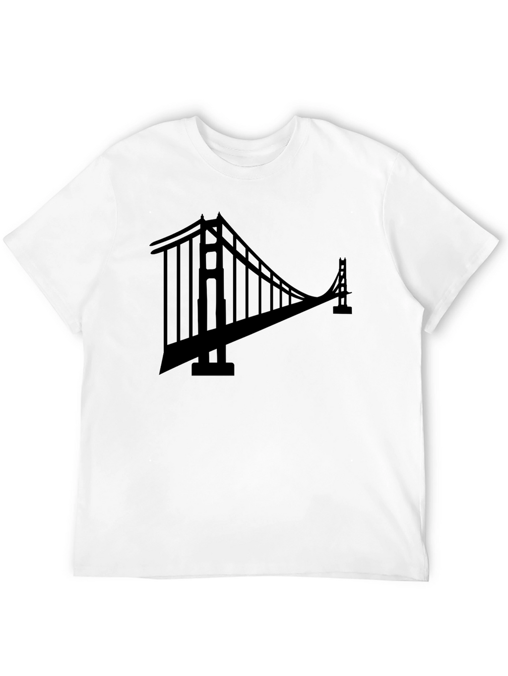 Golden Gate Bridge Black Graphic Tee