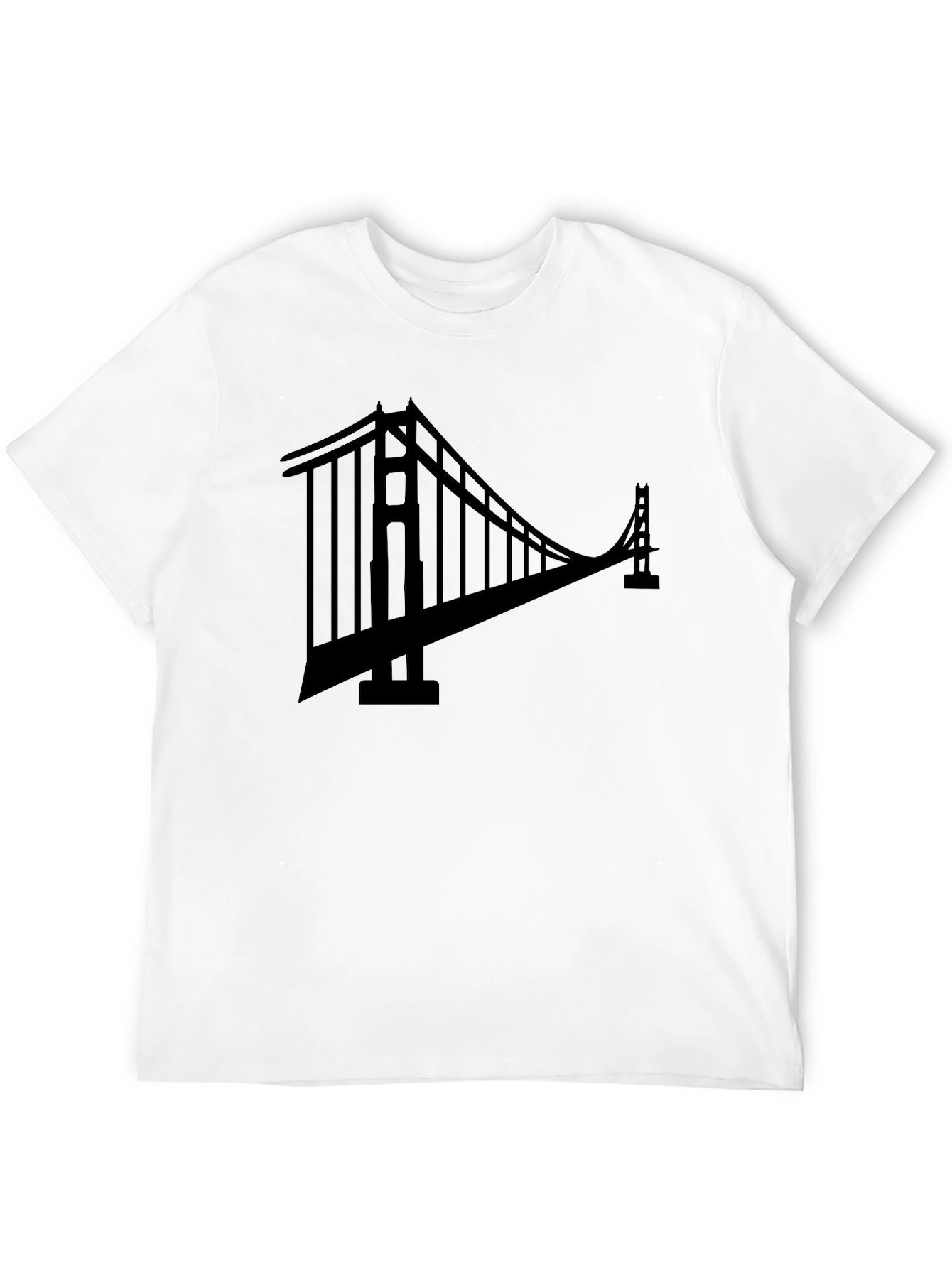 Golden Gate Bridge Black Graphic Tee