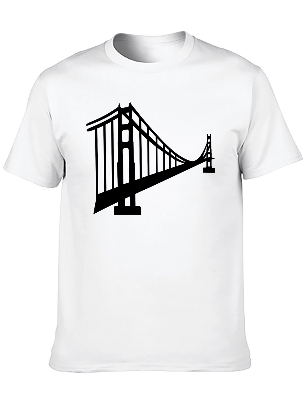 Golden Gate Bridge Black Graphic Tee
