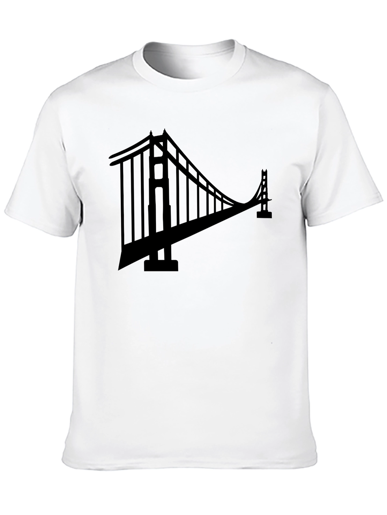 Golden Gate Bridge Black Graphic Tee