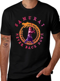 Samurai Never Back Down T-Shirt
