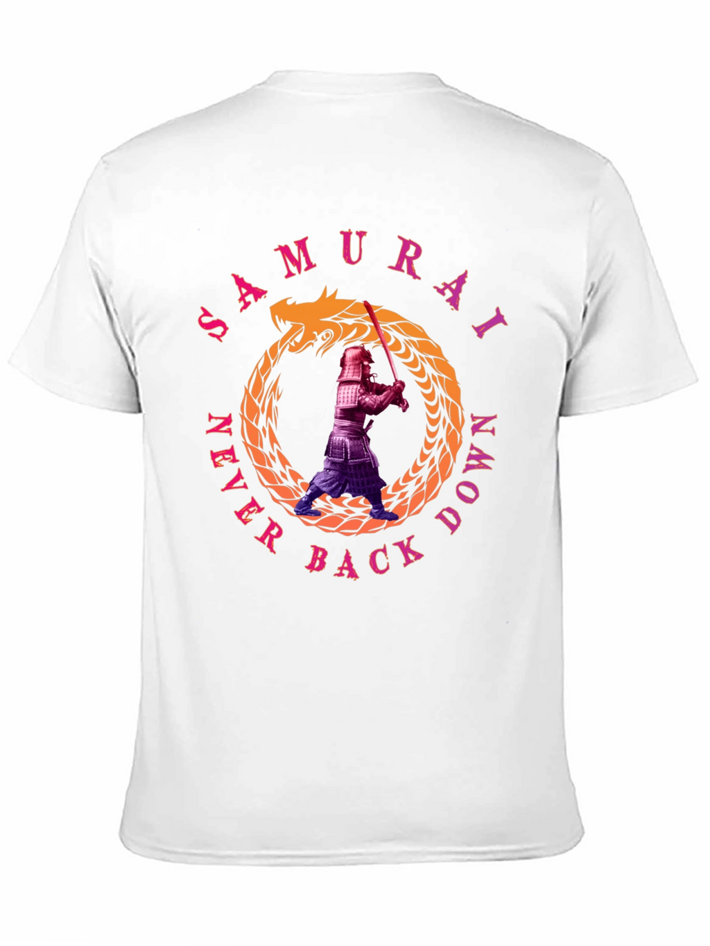 Samurai Never Back Down T-Shirt