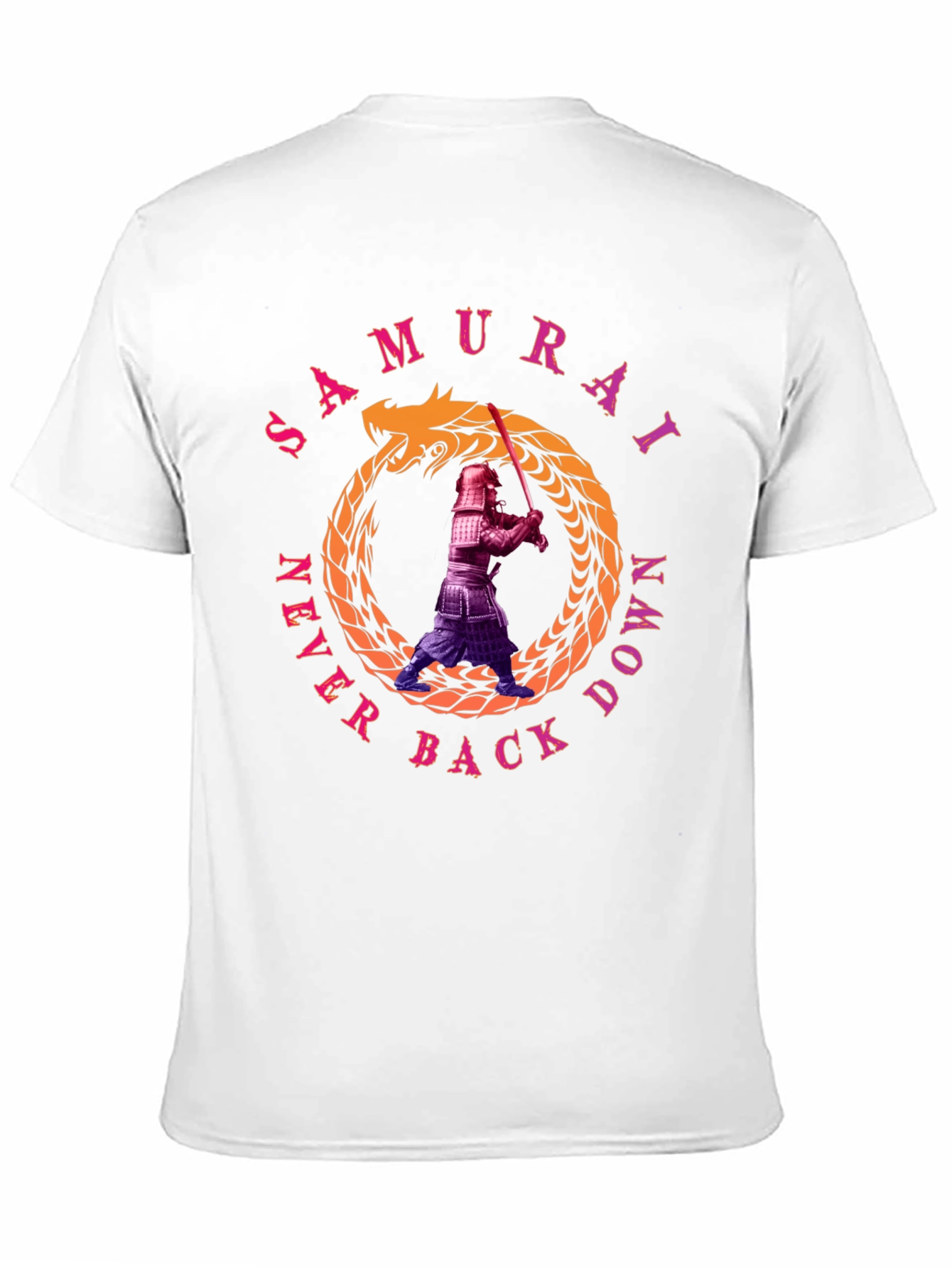 Samurai Never Back Down T-Shirt