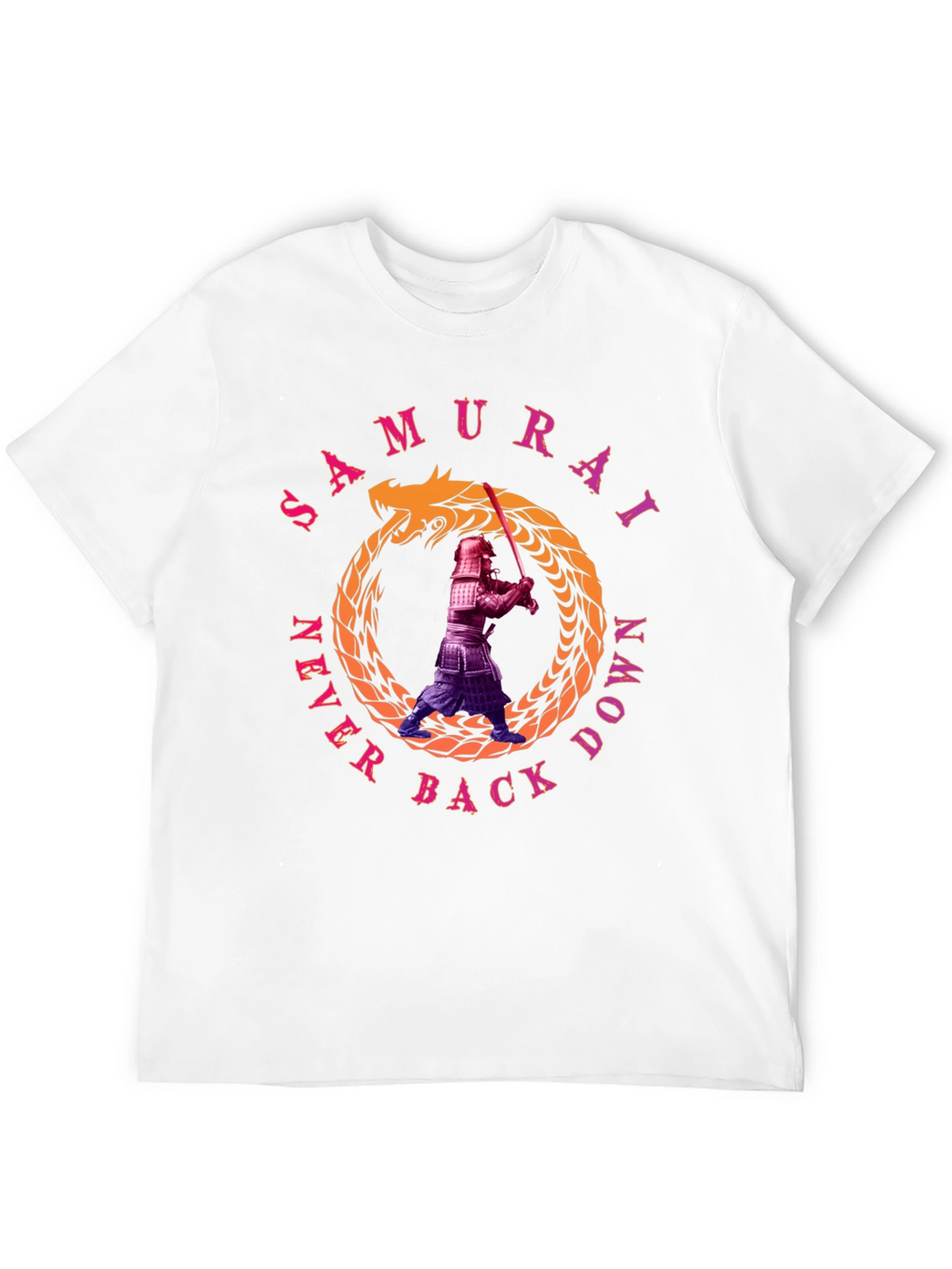 Samurai Never Back Down T-Shirt