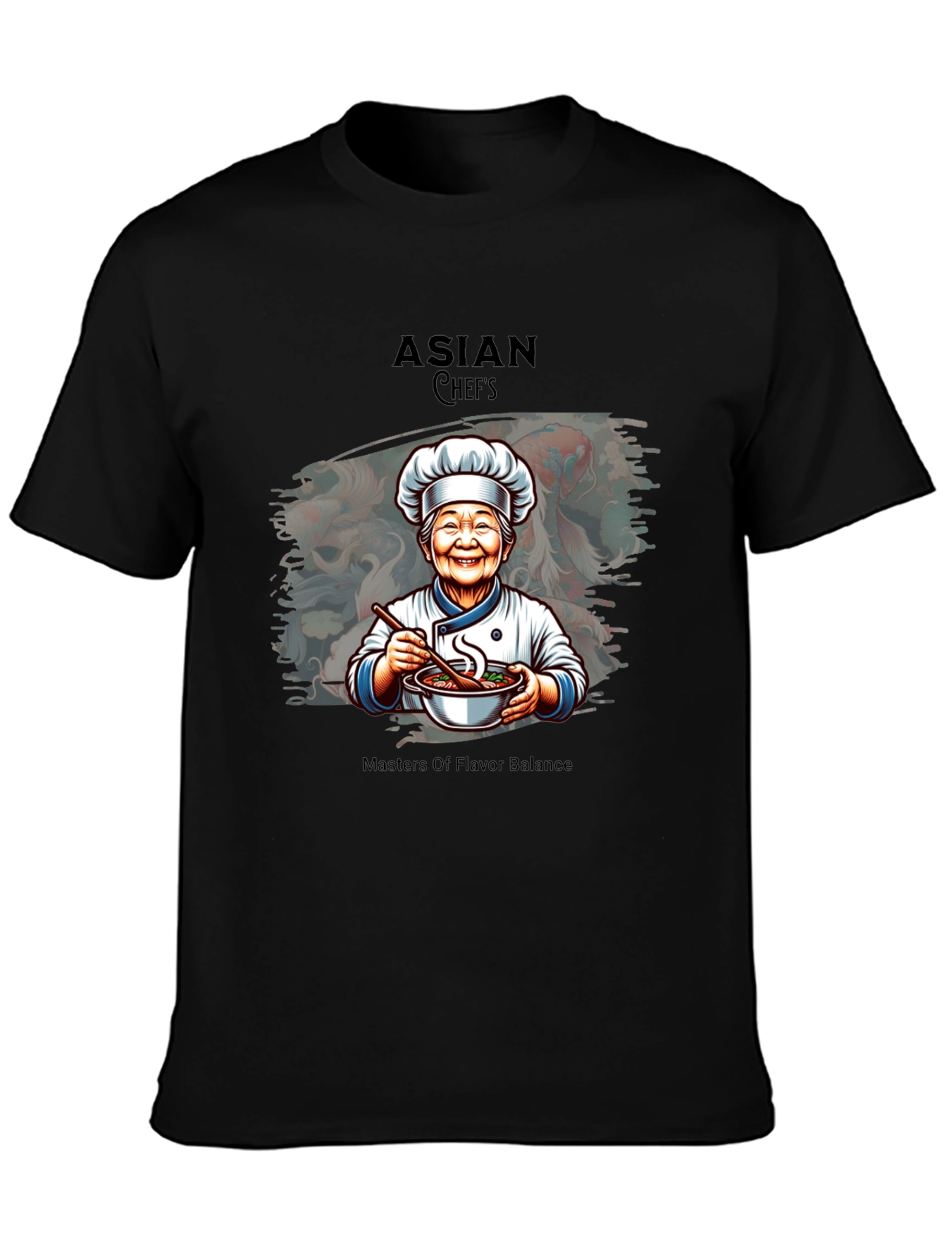 Asian Chefs T-Shirt - Masters Of Flavor Balance