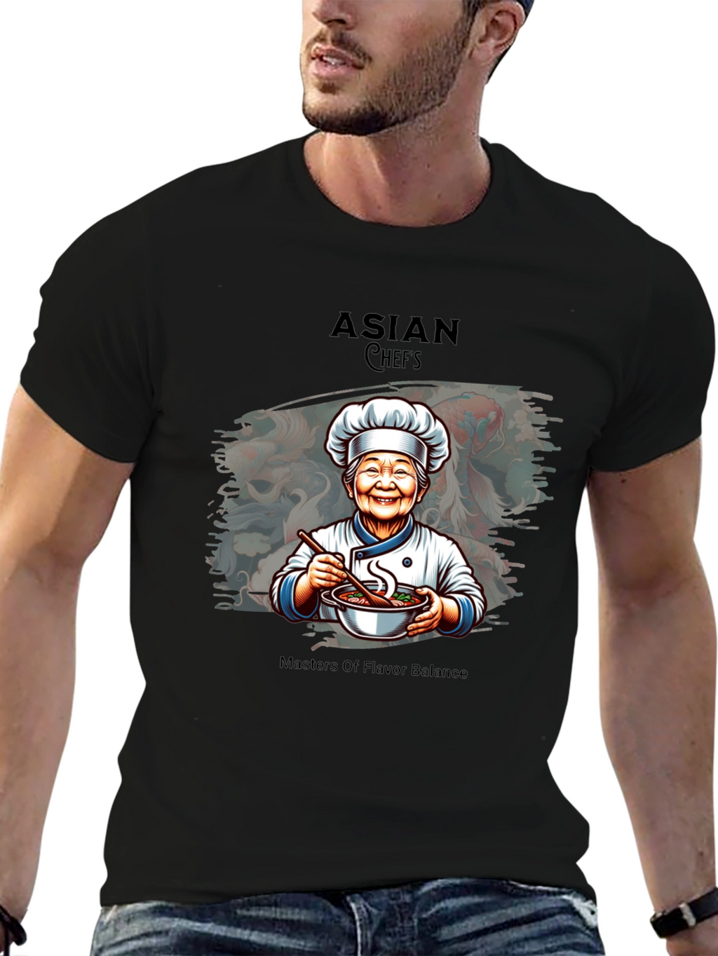 Asian Chefs T-Shirt - Masters Of Flavor Balance