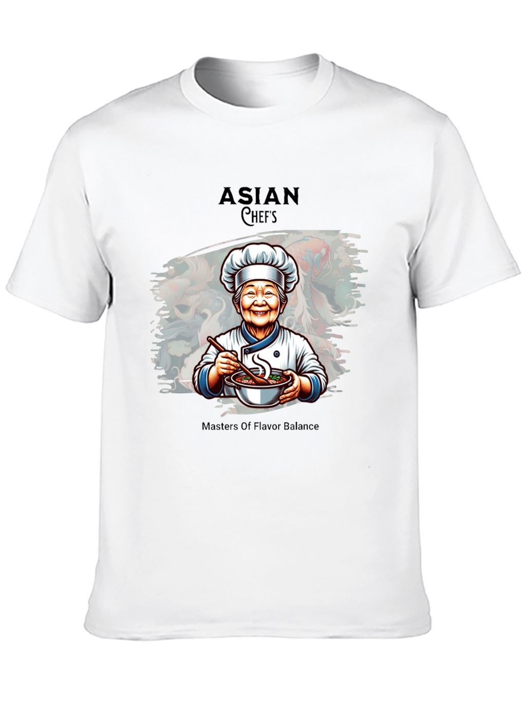 Asian Chefs T-Shirt - Masters Of Flavor Balance