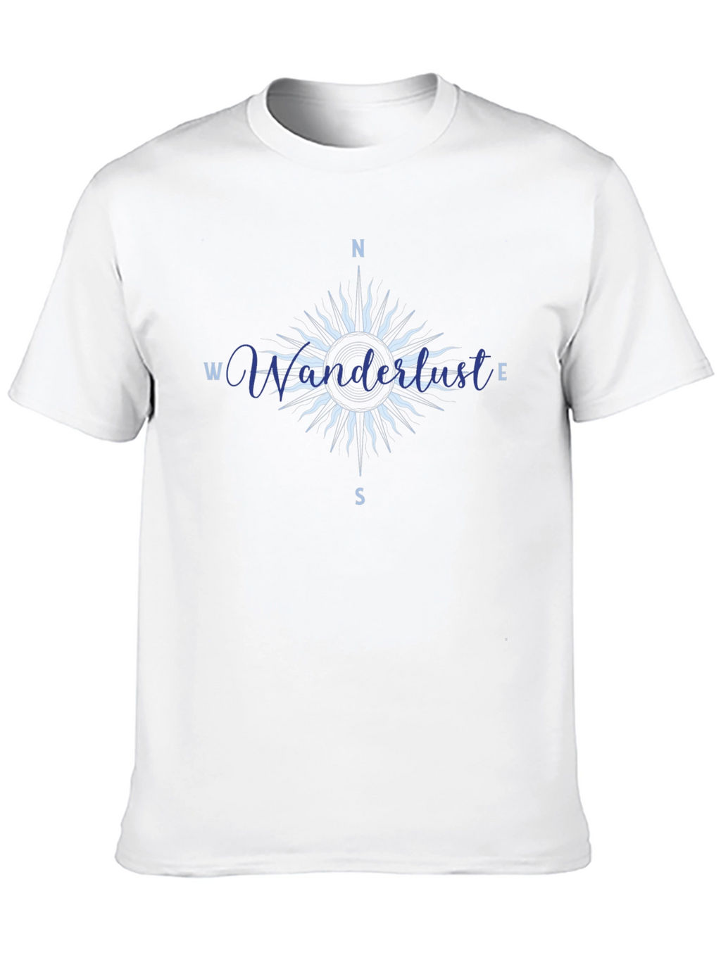 Wanderlust Compass Graphic Tee - Black