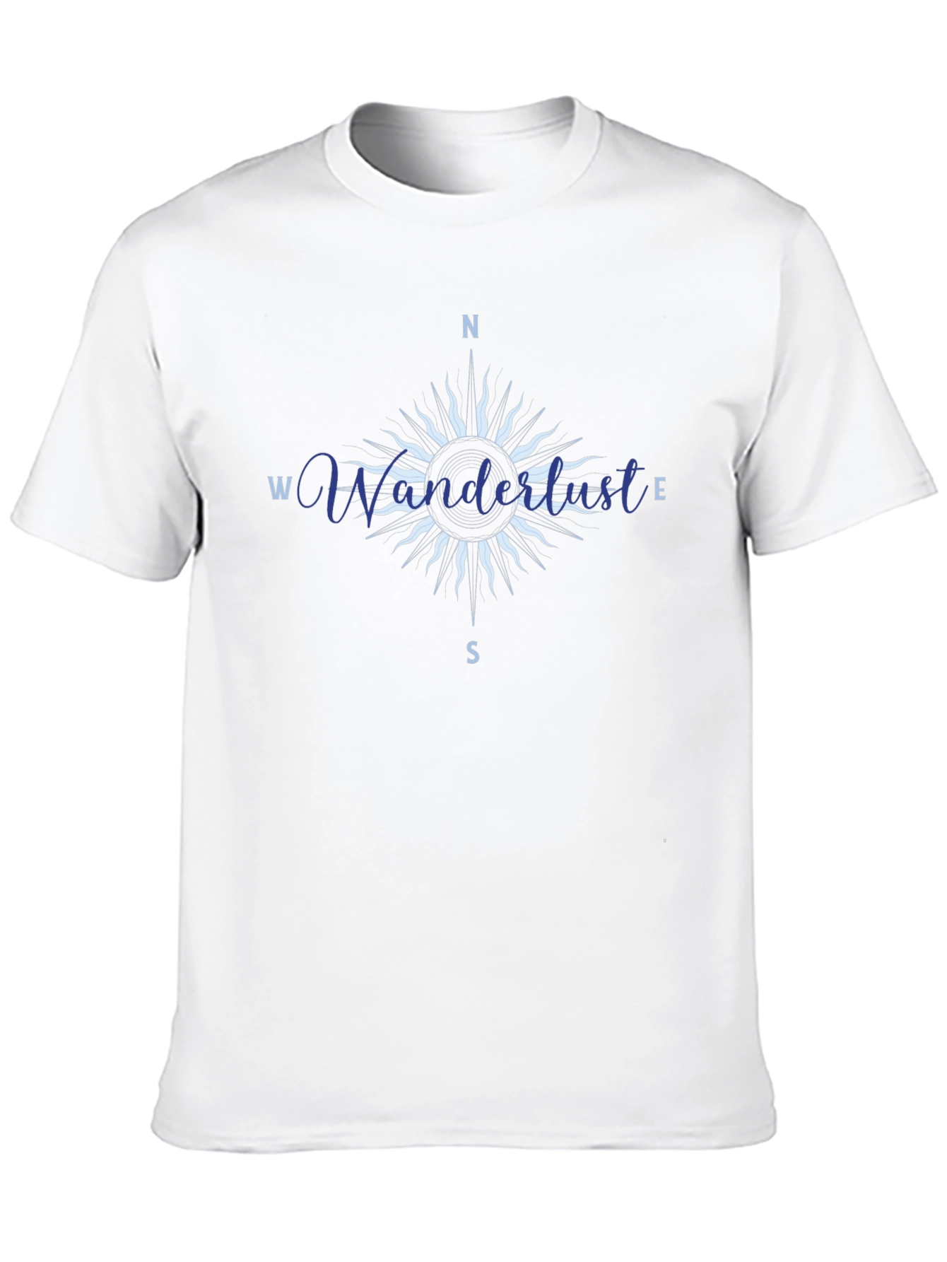 Wanderlust Compass Graphic Tee - Black