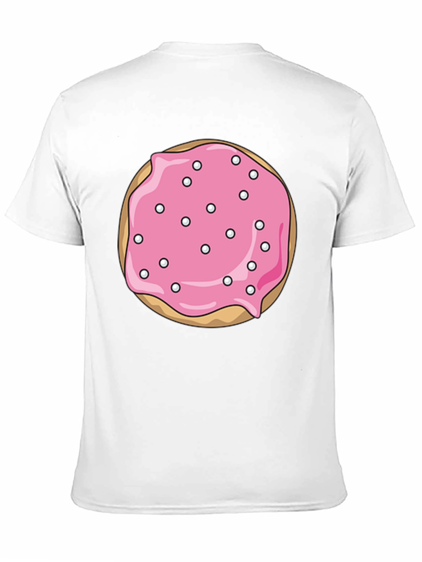 Donut Graphic Tee - Novelty Food T-Shirt