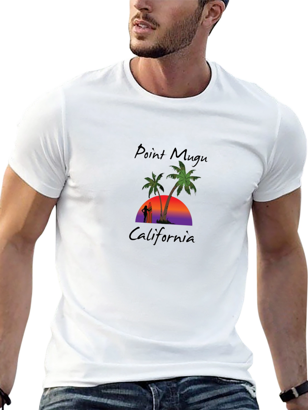 Point Mugu California Graphic T-Shirt