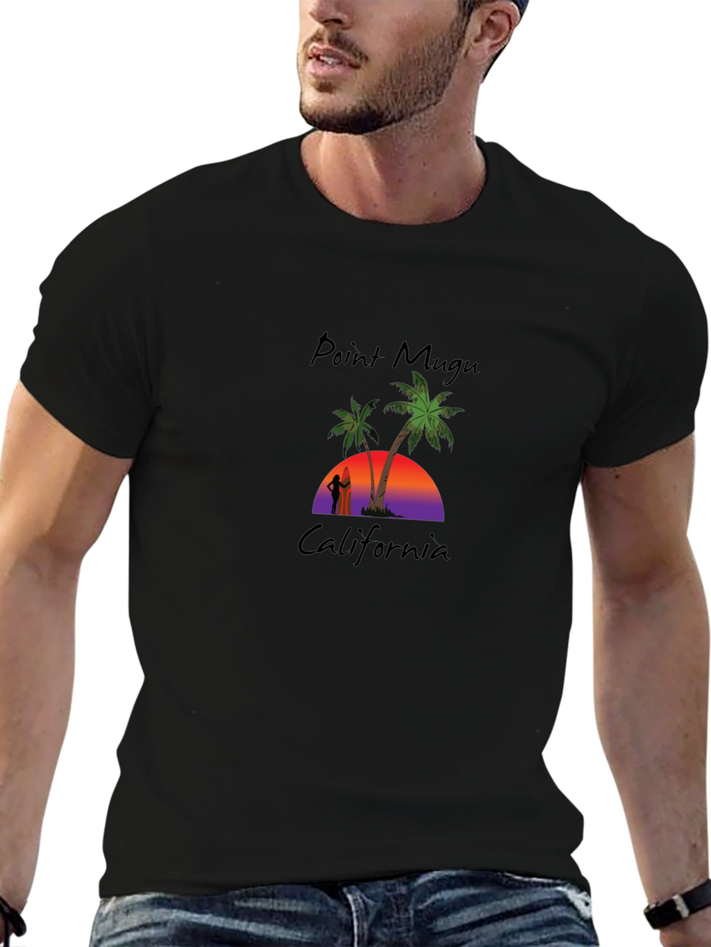 Point Mugu California Graphic T-Shirt
