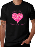 Petals of Love Blossom Heart T-Shirt