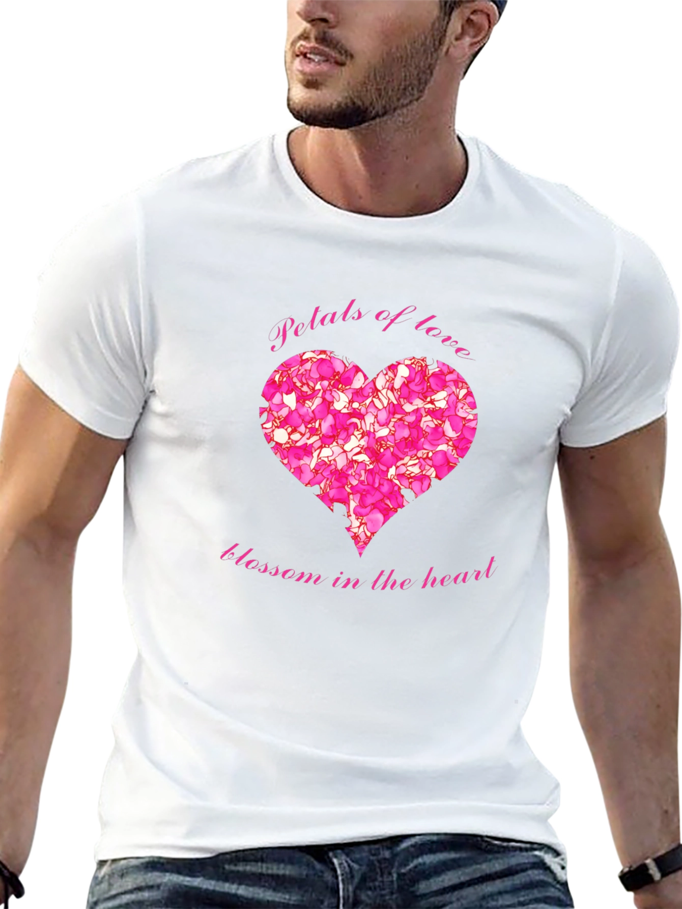 Petals of Love Blossom Heart T-Shirt