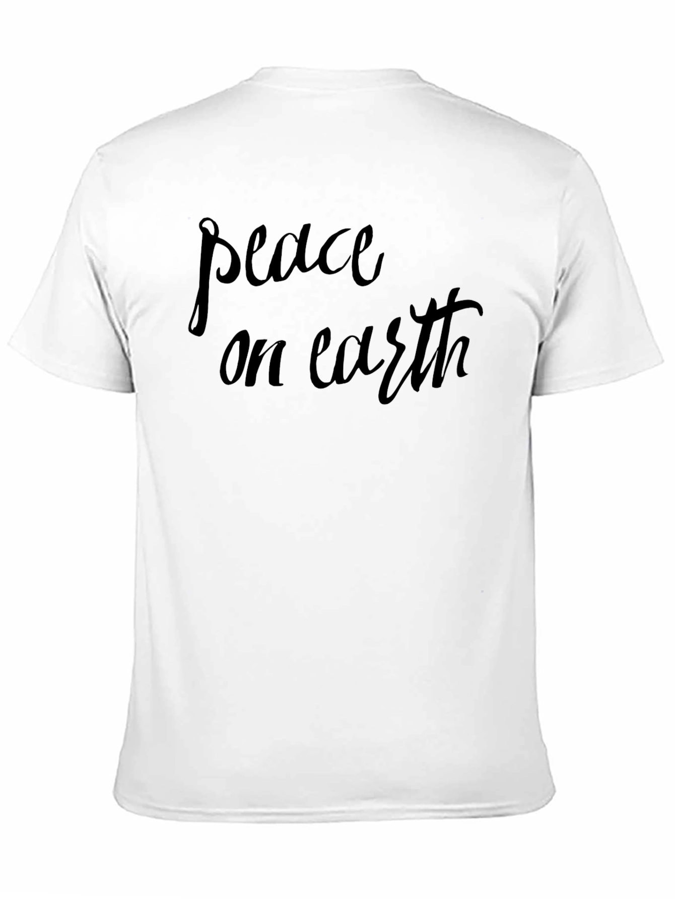 Peace on Earth Black Graphic Tee