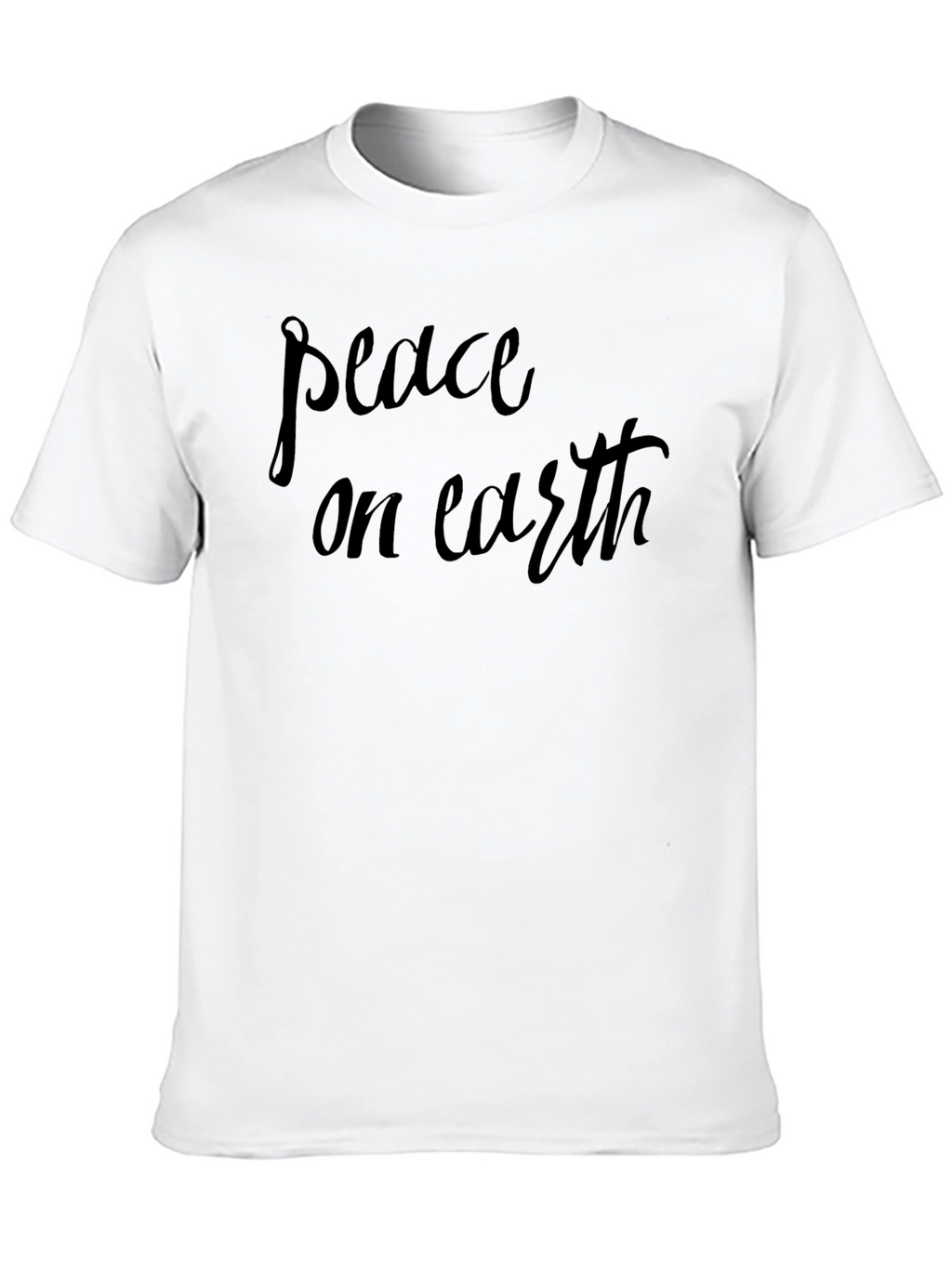 Peace on Earth Black Graphic Tee