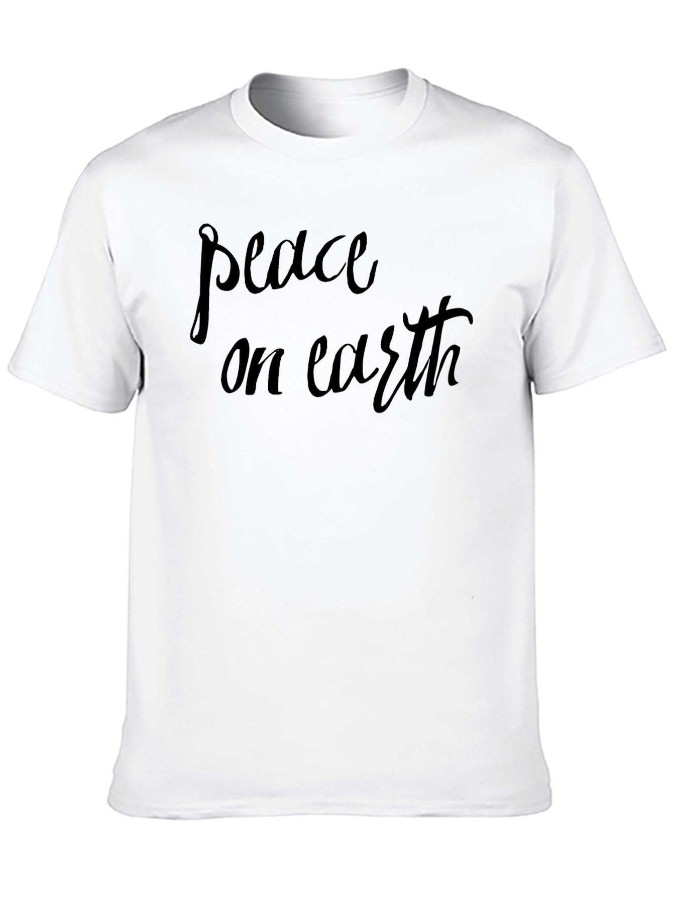 Peace on Earth Black Graphic Tee