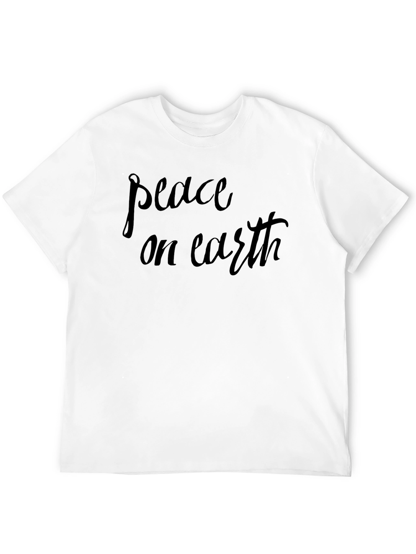 Peace on Earth Black Graphic Tee