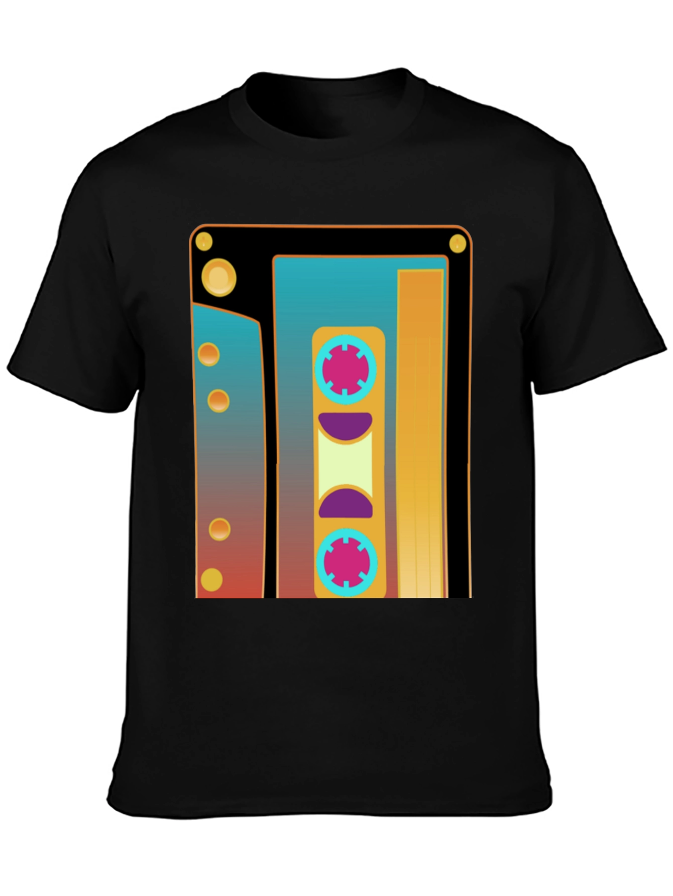 Retro Cassette Tape Graphic T-Shirt - Vintage Style