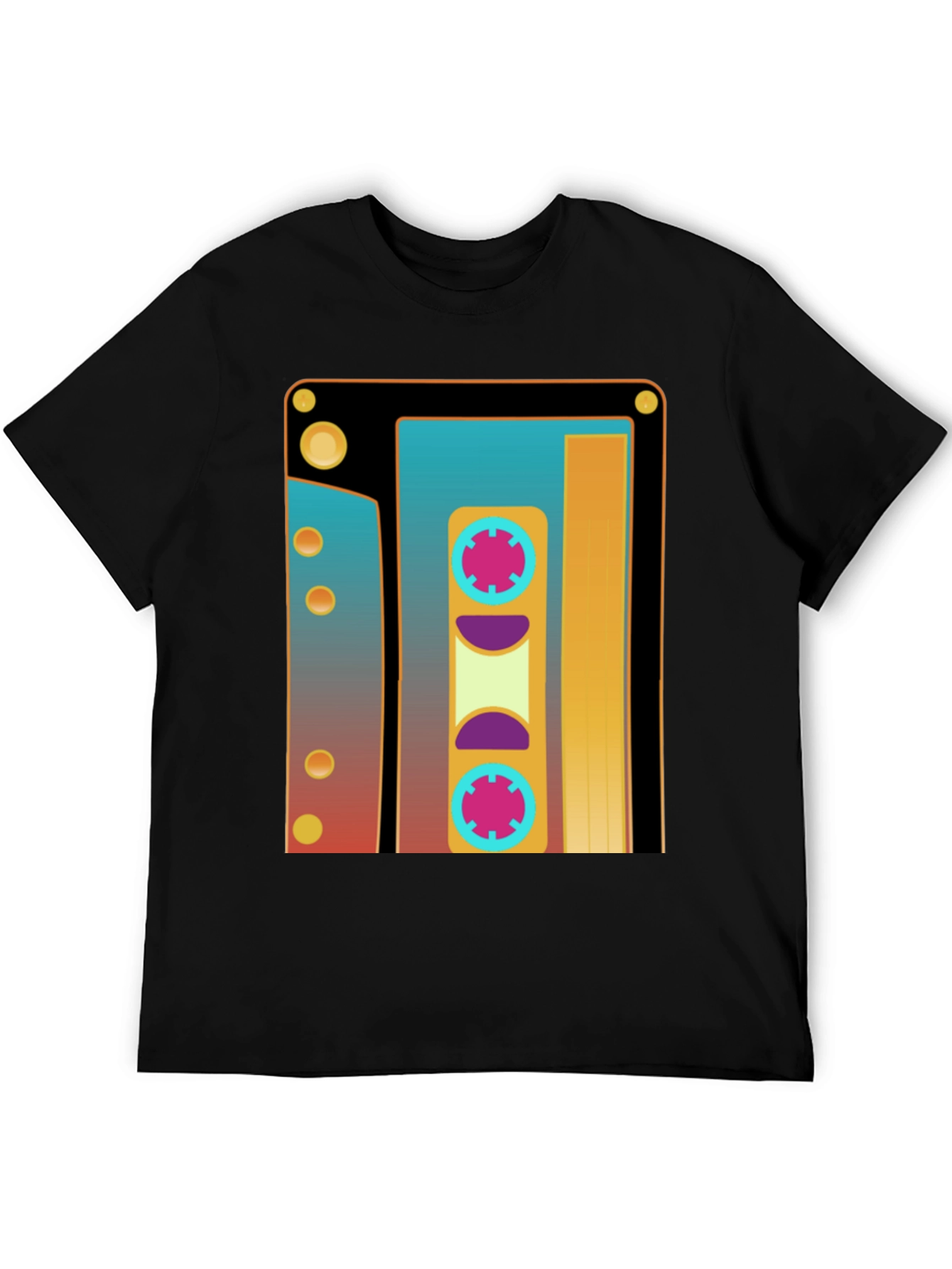 Retro Cassette Tape Graphic T-Shirt - Vintage Style