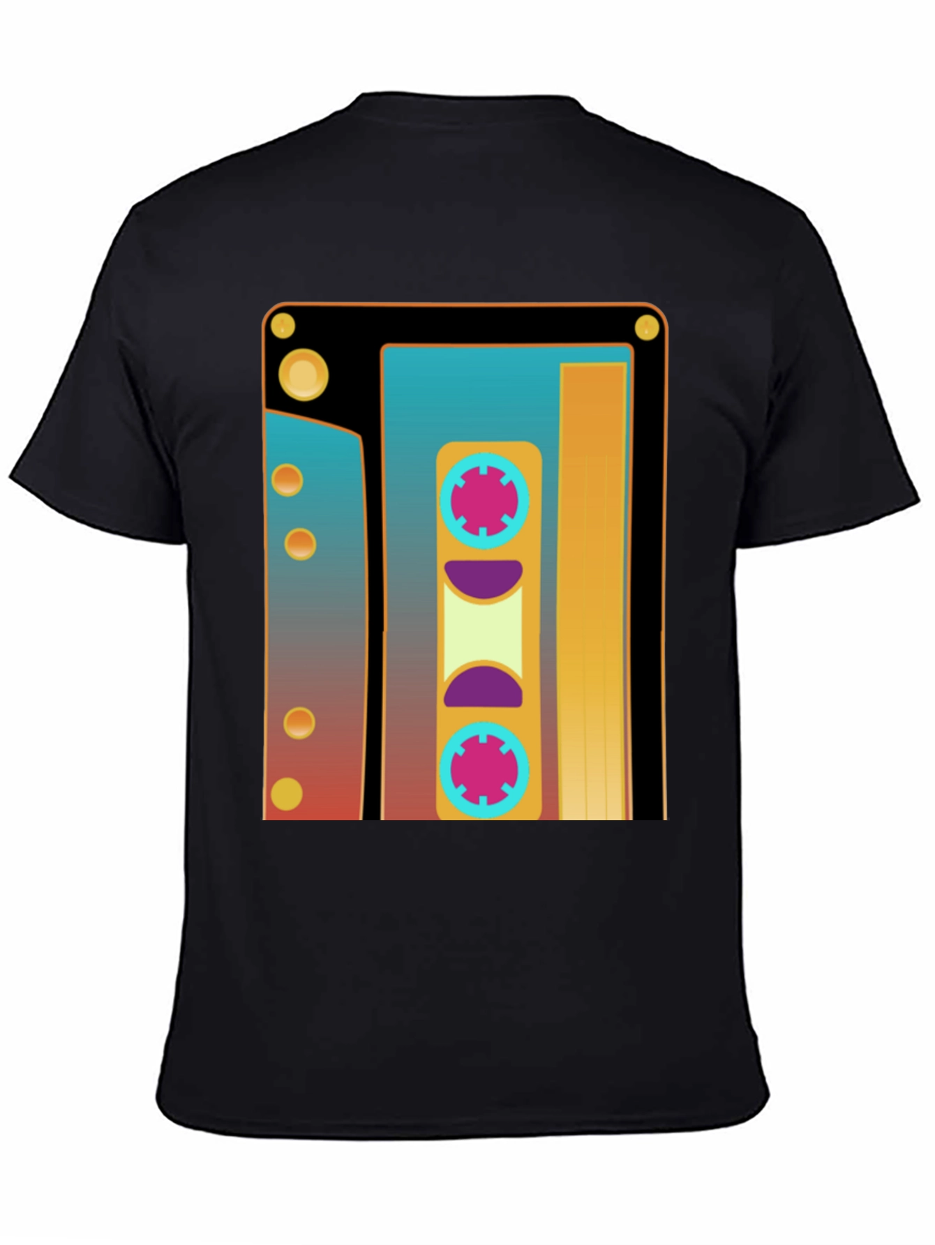 Retro Cassette Tape Graphic T-Shirt - Vintage Style