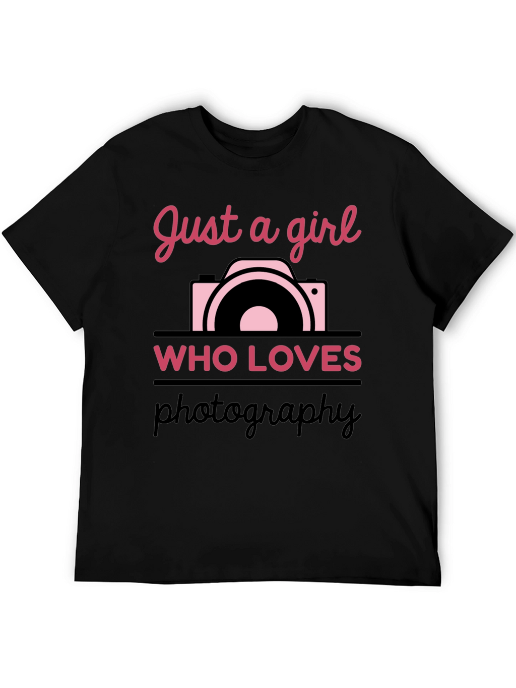 Just a Girl Who Loves Photography T-Shirt