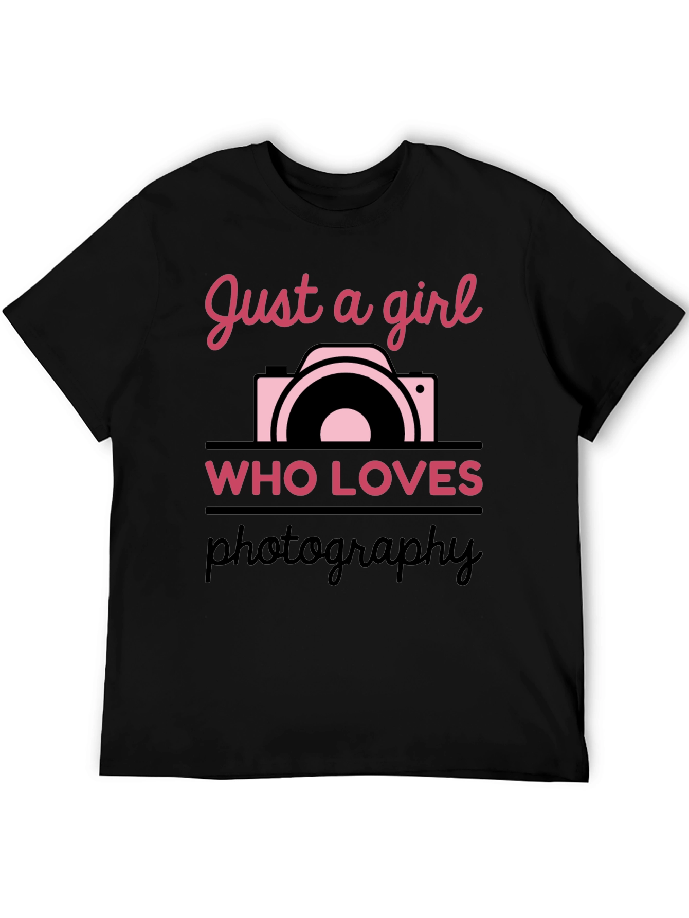 Just a Girl Who Loves Photography T-Shirt