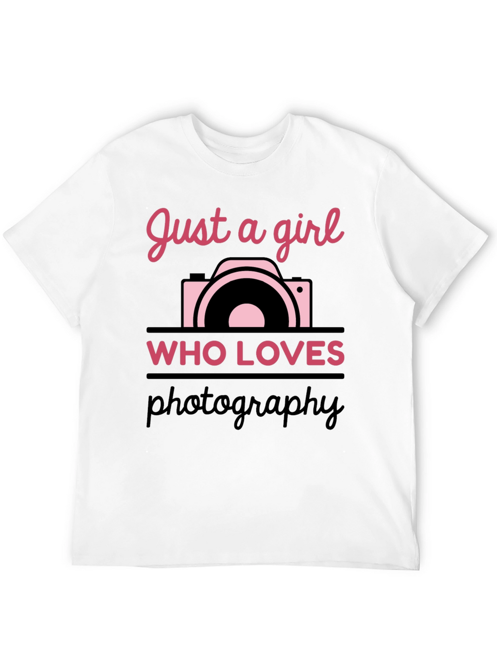 Just a Girl Who Loves Photography T-Shirt
