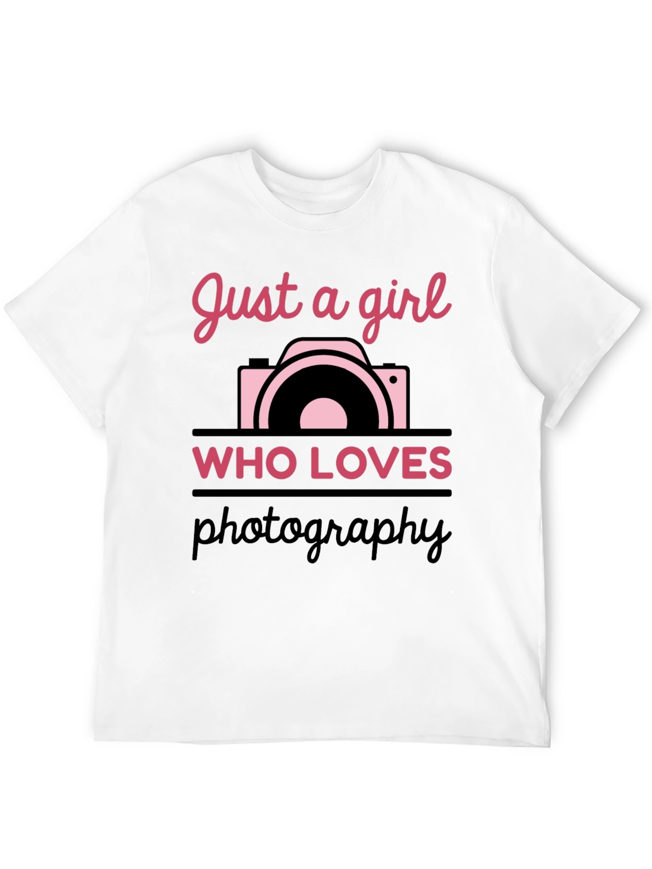 Just a Girl Who Loves Photography T-Shirt